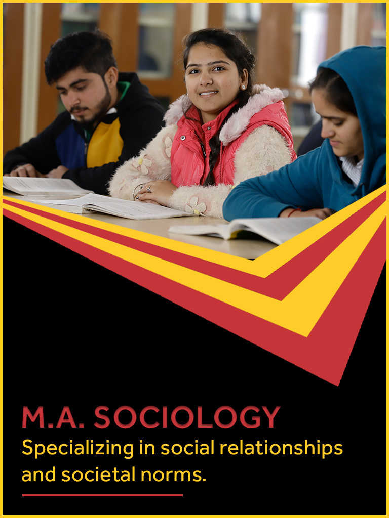 M.A. in Sociology Course/College in Haryana