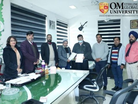 Vocational Trainer Partner for Vocational courses in B. Voc and M. Voc Courses of the Om Sterling Global University at Bathinda Punjab.