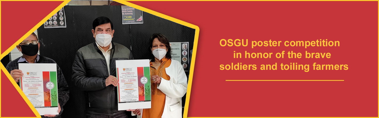 OSGU poster competition in honor of the brave soldiers and toiling farmers