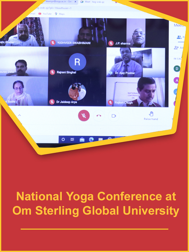 National Yoga Conference at Om Sterling Global University