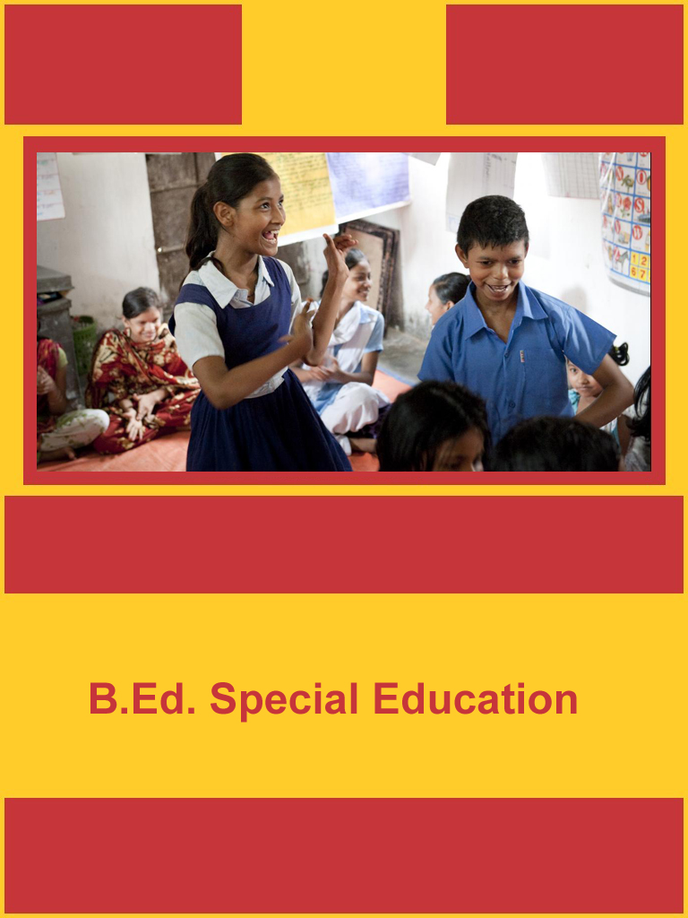 B.Ed. Special Education (H.I) OSGU Hisar