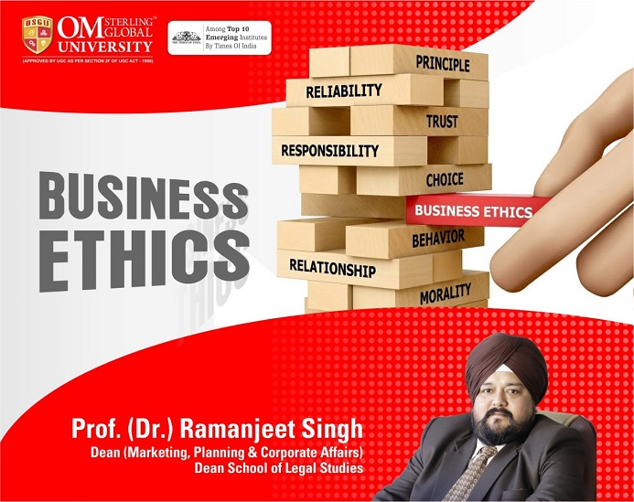 Business ethics is the application of ethical values to business behavior