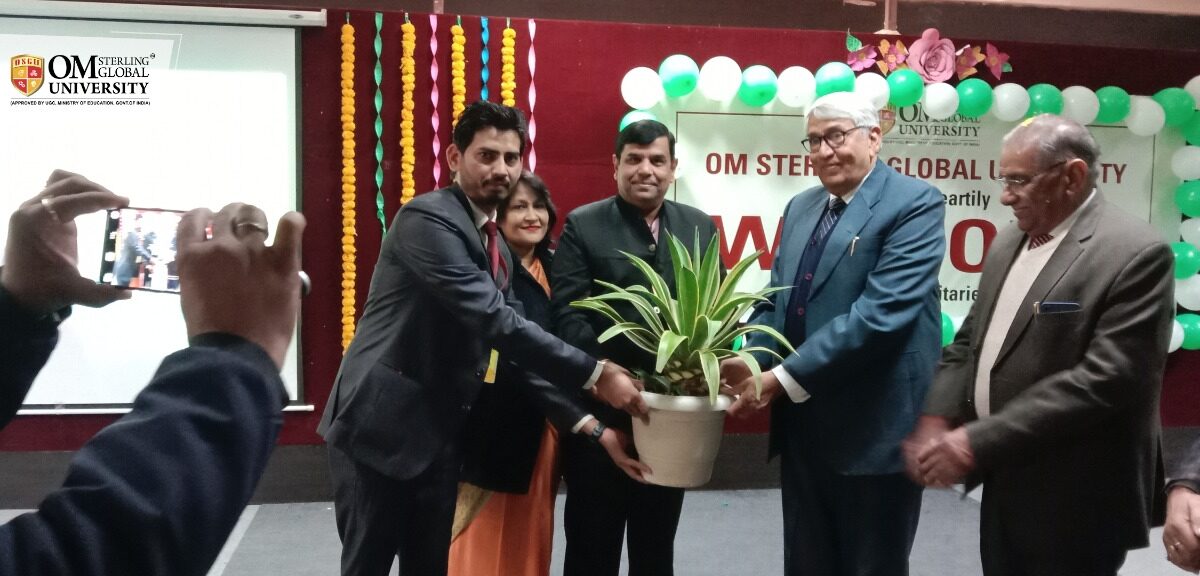 Kisan_Diwas Celebrated at Om Sterling Global University.