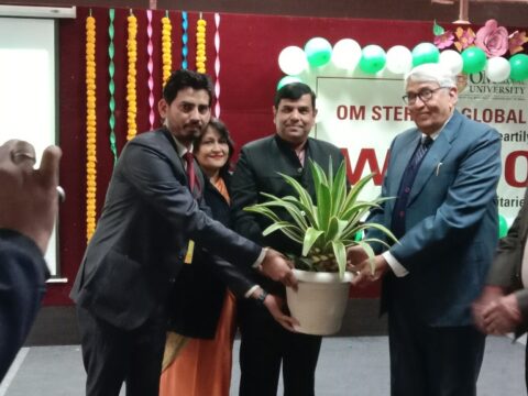 Kisan_Diwas Celebrated at Om Sterling Global University.