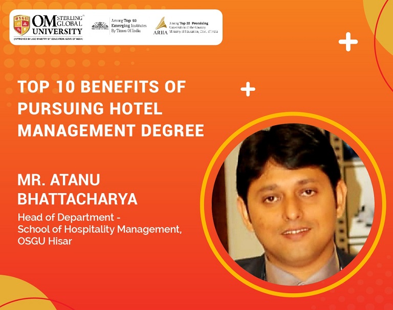 Top 10 Benefits of Pursuing Hotel Management Degree