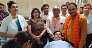 OSGU Hisar organized blood donation camp on 27th June in school of Health Science 4