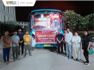 The Excursion Tour NAMAMI GANGE of students of OSGU along with faculty coordinators started the journey to Haridawar and Rishikesh 2