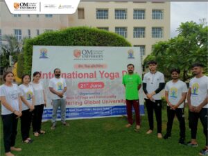 The International Day of Yoga is observed every year on June 21. Om Sterling Global University passes on its wishes for the day 1