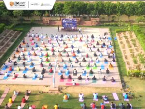 The International Day of Yoga is observed every year on June 21. Om Sterling Global University passes on its wishes for the day 3