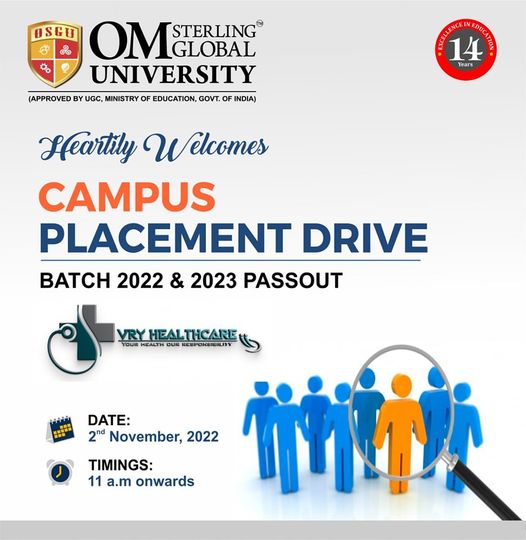 Campus Placement Drive at OSGU.