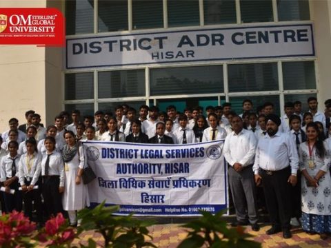 Law Students of OSGU Hisar visited District & Session Court in Hisar on 31st Oct 2022 to learn how the course operate, the students were accompanied by faculty members of OSGU during the visit. The programme at the court started with orientation by Sh. Vishal, Secretary of District Legal Services Authority, Hisar