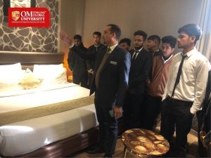 Om Sterling Global University organized the educational excursion to Hotel Vivaan on friday for the students of Hospitality Management at Karnal Haryana 2