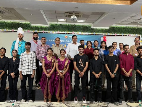 Om Sterling Global University celebrated World Students’ Day with a lively array of cultural activities, showcasing the diverse talents of students.