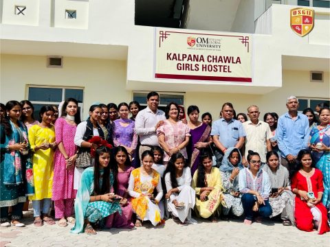 Om Sterling Global University inaugurated the Kalpana Chawla Hostel, a new girls' hostel, on October 5, 2024.