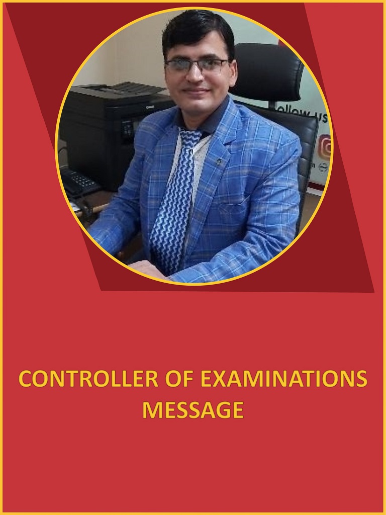 Controller of Examinations Message OSGU Hisar