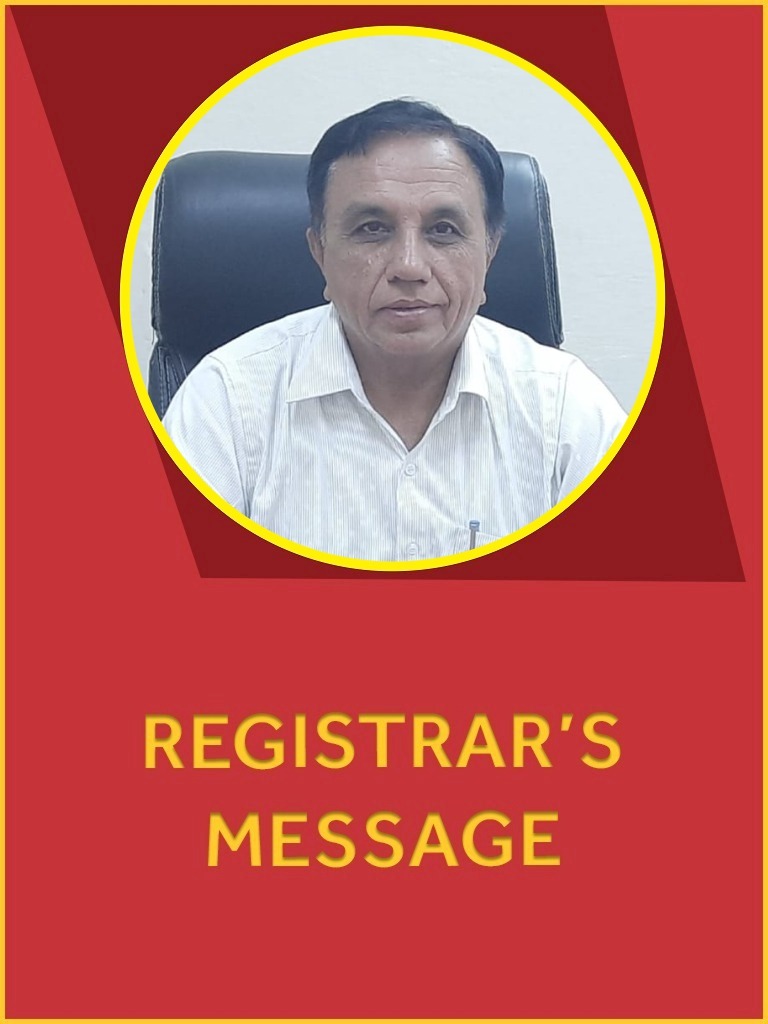 Dr. Satyavir Singh Registrar, OSGU Hisar