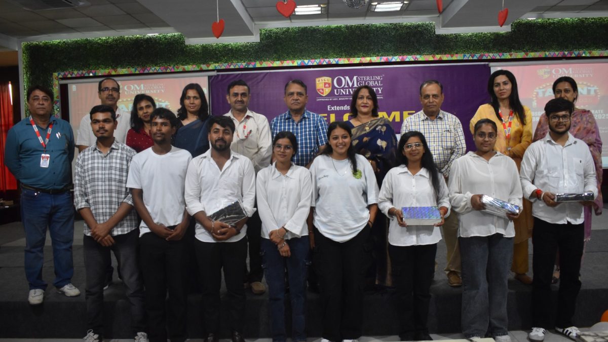 Om Sterling Global University organized Talent Hunt Program