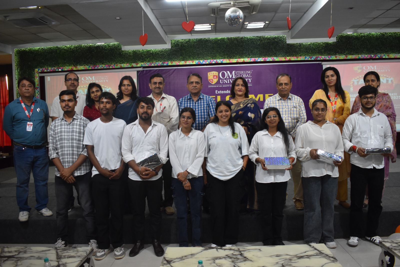 Om Sterling Global University organized Talent Hunt Program