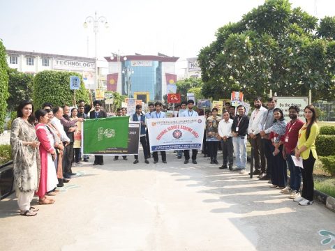 National Service Scheme (NSS) unit of OSGU organized a rally on anti-corruption awareness
