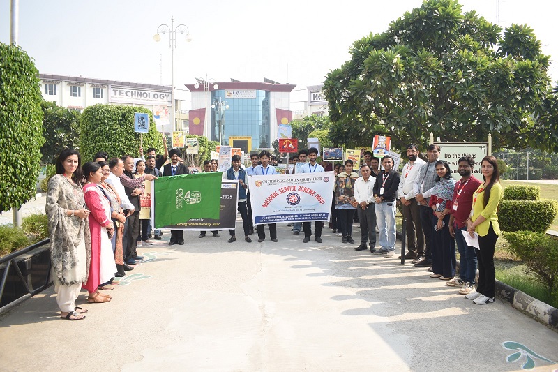 National Service Scheme (NSS) unit of OSGU organized a rally on anti-corruption awareness