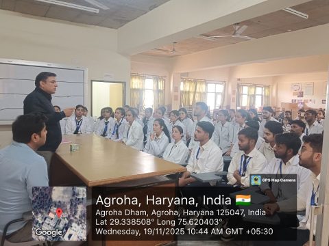 Students of Forensic Science had an insightful and inspiring educational visit to Maharaja Agrasen Medical College, Hisar