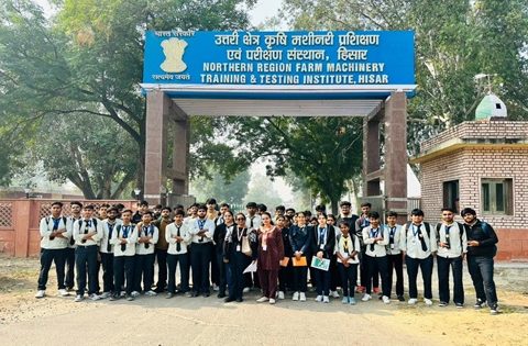 OSGU Student’s Industrial Visit Northern Region Farm Machinery Training and Testing Institute, Hisar, Haryana