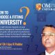 Choosing a right university for pursuing higher education