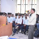 Students assembling a working Robot Car during the Robotics Design and Skills Workshop at OSGU, Hisar. 7